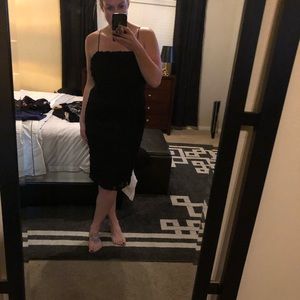 Black cocktail dress
